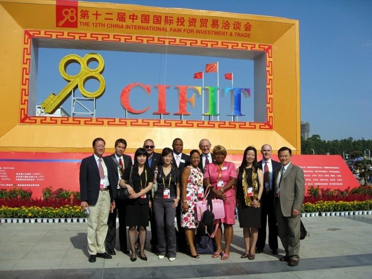 The Baltimore delegation at the 2008 China International Fair for Investment and Trade in Xiamen